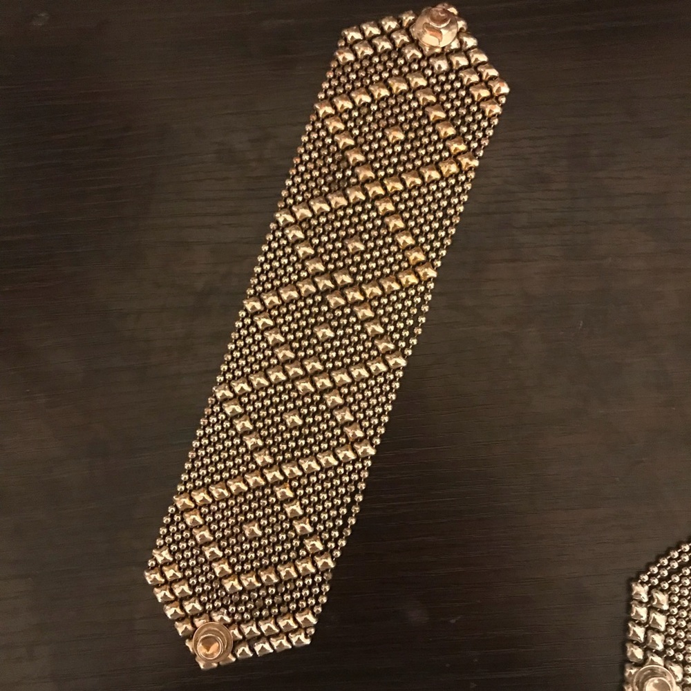 Liquid Metal by Sergio Gutierrez mesh bracelet